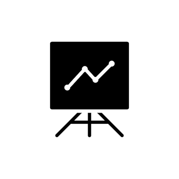 school board icon vector solid illustration pictogram isolated on white
