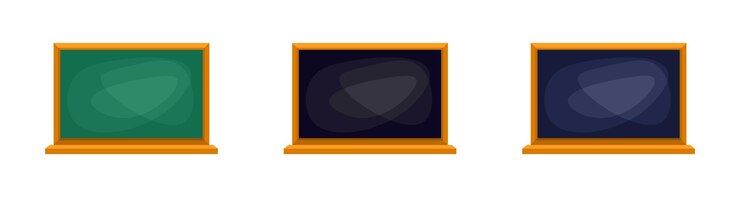 School Board Set Icons Flat style Vector icons