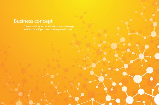 science background molecule background