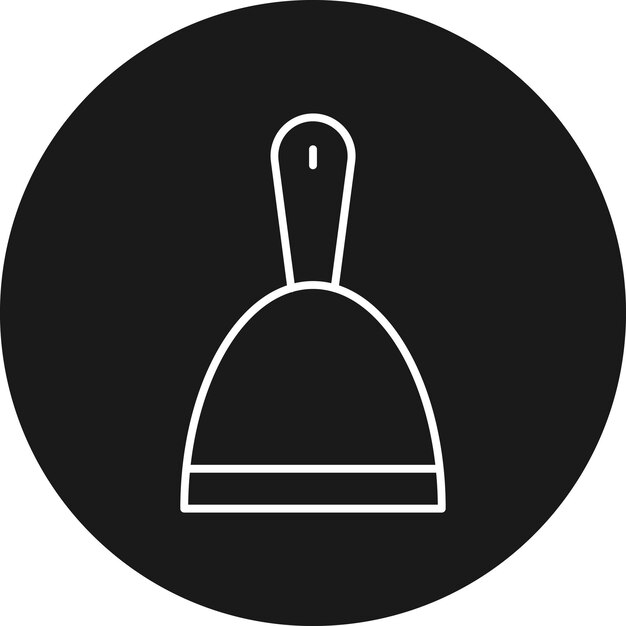 Scraper vector icon Can be used for Bakery iconset