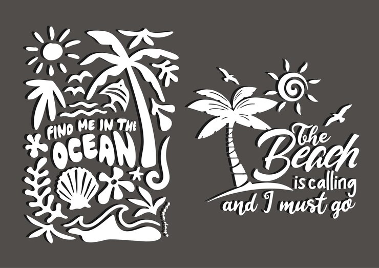Sea beach Art Illustration
