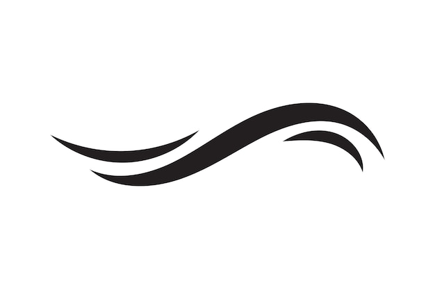 sea icon wave illustration vector design ocean logo graphic element aqua symbol