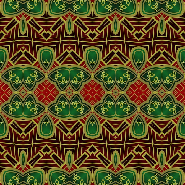 seamless background pattern with a variety of multicolored lines