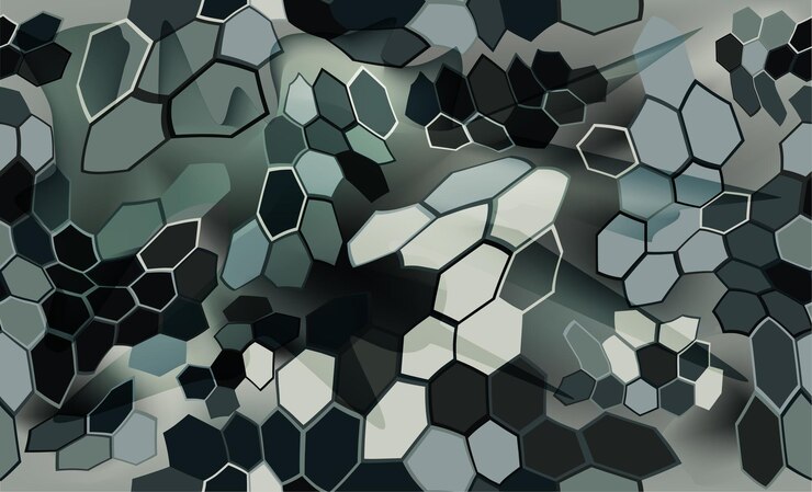 Vector seamless camouflage pattern for hunting and outdoor apparel