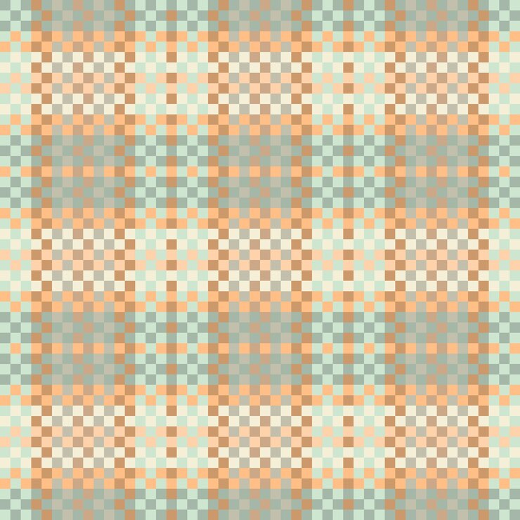 Vector seamless checkered pattern background fabric texture vector illustration