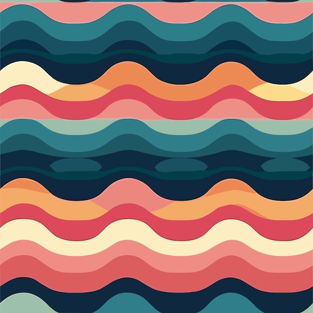 seamless colorful dynamic lines pattern
