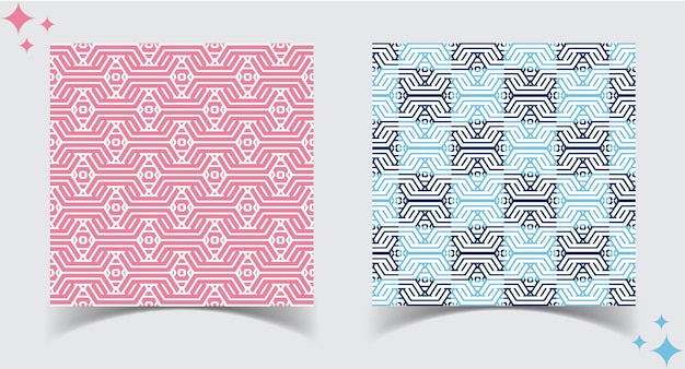 Seamless geometric pattern abstract vector background
