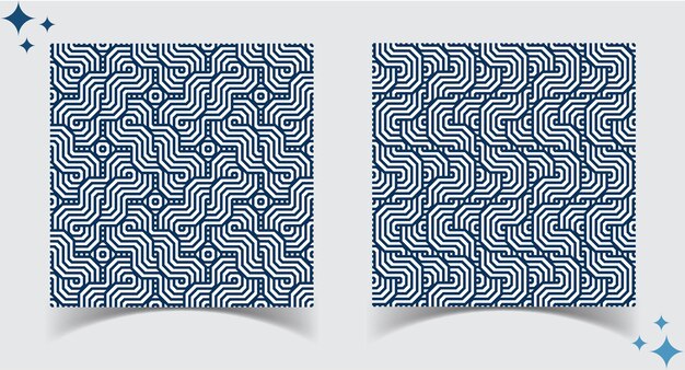 Seamless geometric pattern abstract vector background