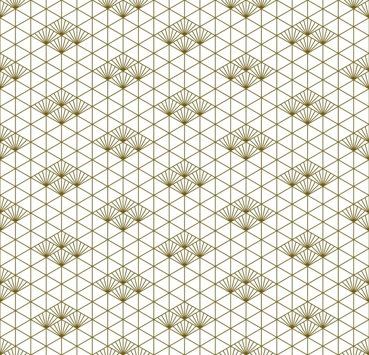 Vector seamless geometric pattern in traditional japanese stile kumiko zaiku