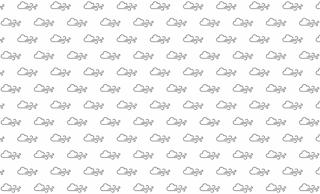 seamless pattern background with weather and clouds theme