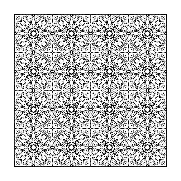 seamless pattern floral ornament