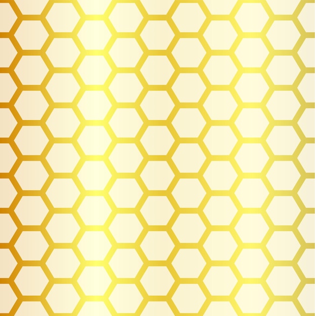 seamless pattern hexagon honeycomb texture vector illustration
