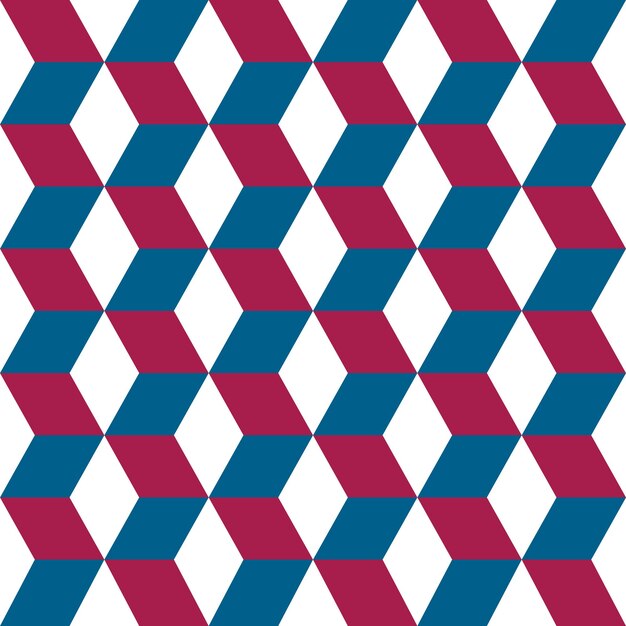 seamless pattern of colored cubes. endless multicolored cubic background. cube pattern.