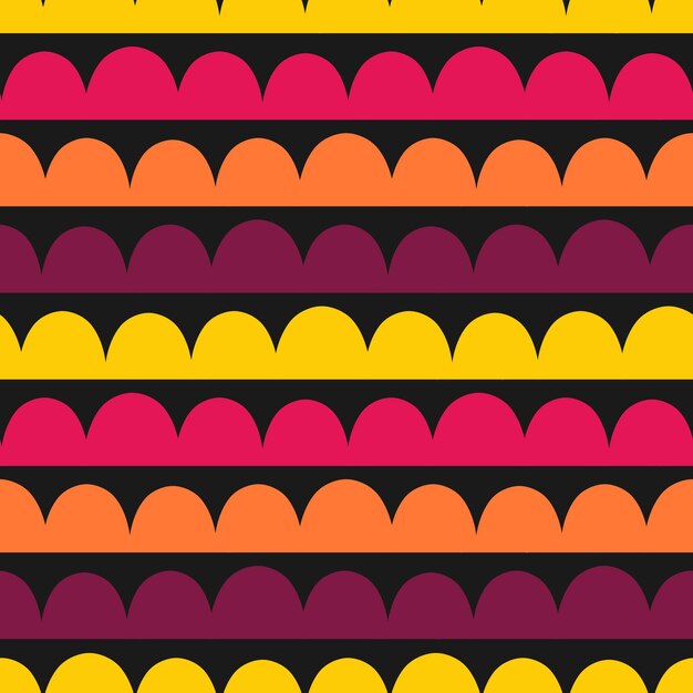 seamless pattern with colorful geometric lines