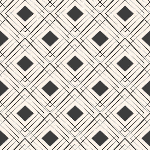 seamless pattern with lines and geometric shapes. vector graphic design for textiles and packaging.