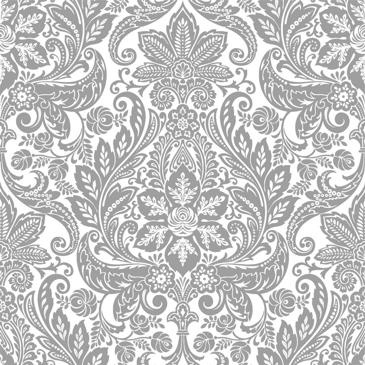 Vector seamless pattern with vintage repeat design