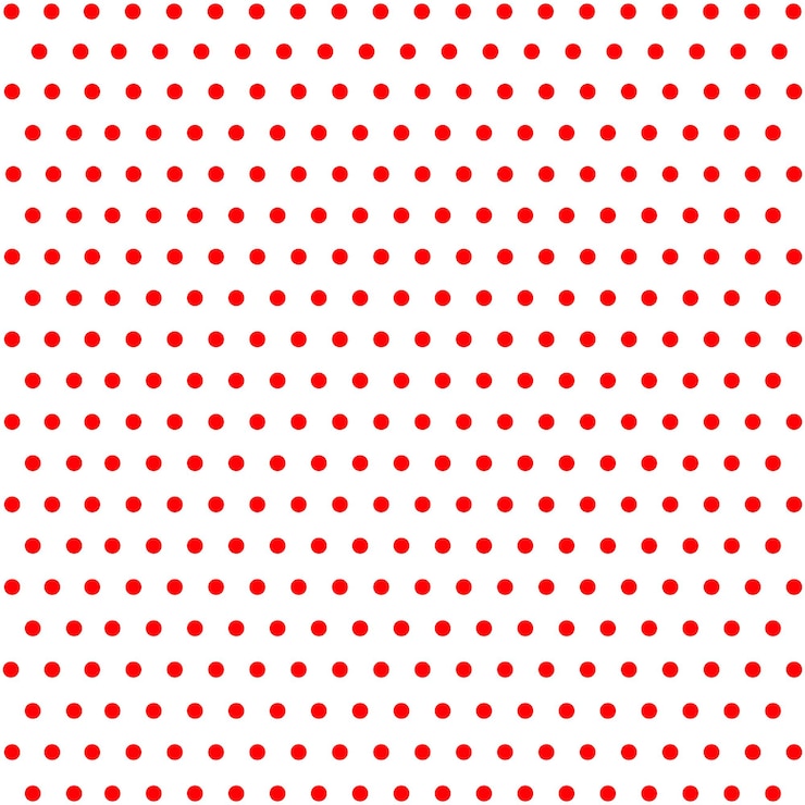 Vector seamless red dot pattern icon polka rhombus background symbol wallpaper vector sign