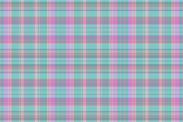 Seamless tartan plaid pattern background with vintage color Vector illustration