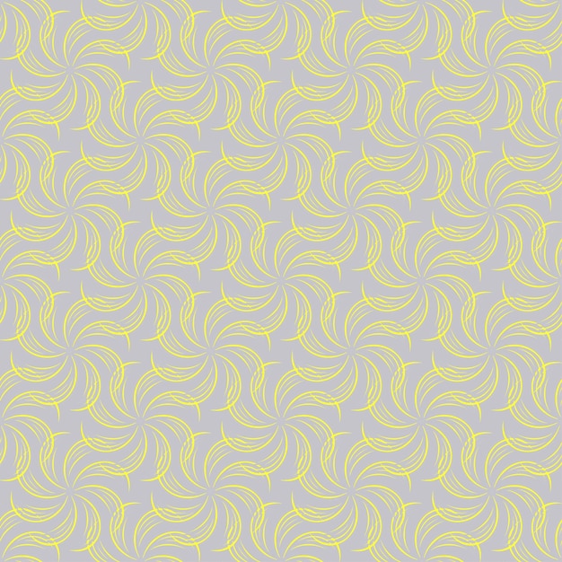 Seamless vector pattern in grey and yellow colors