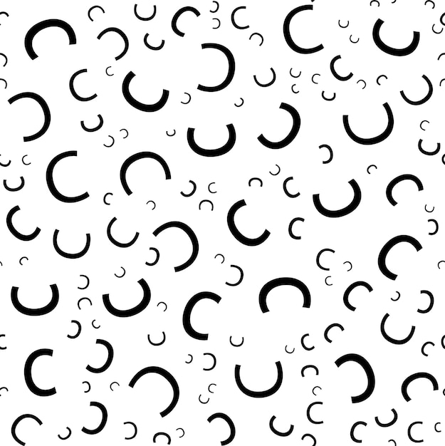 Seamless vector pattern in letters Random letters scattering