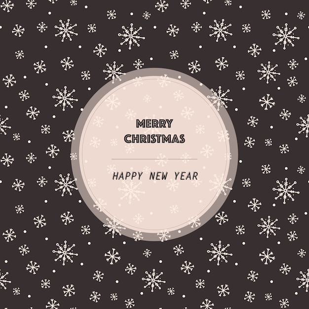 Seamless vector pattern with Snowflakes