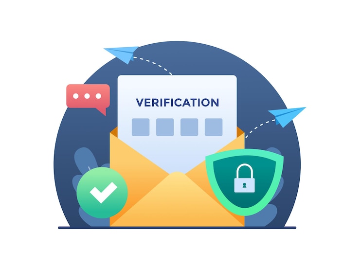 Vector secure email otp authentication and verification method