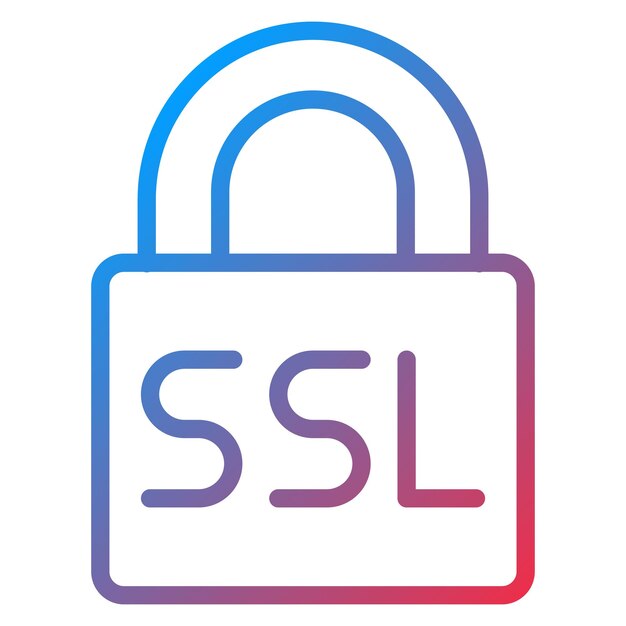 secure socket icon vector image can be used for information security