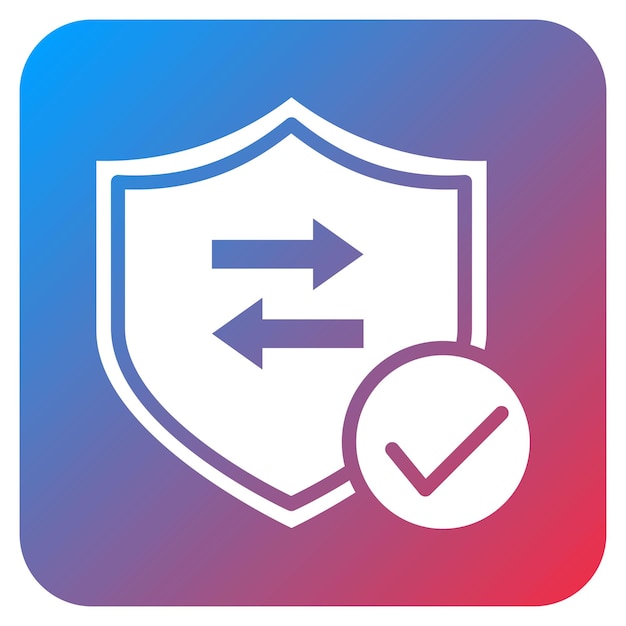 secure transaction icon vector image can be used for safe payment