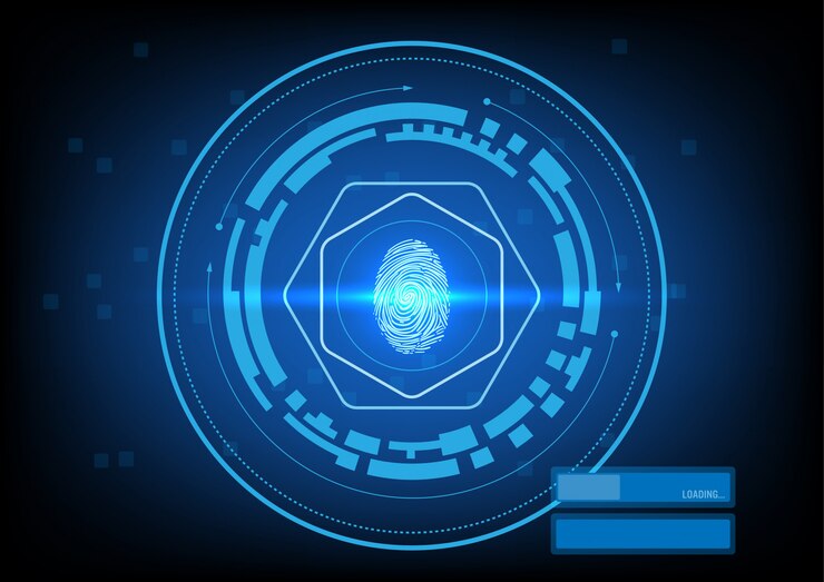Vector security interface with finger print