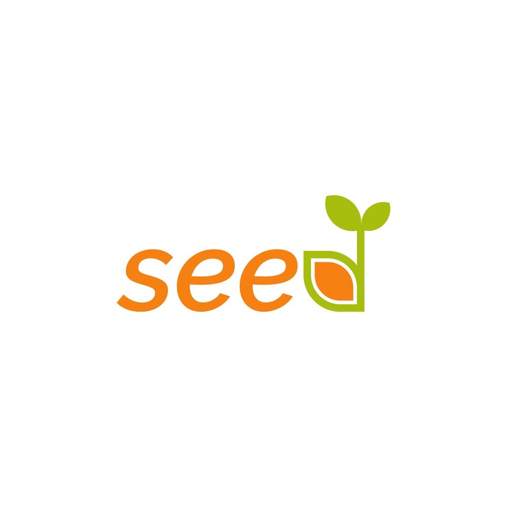 seed logo design vector templet