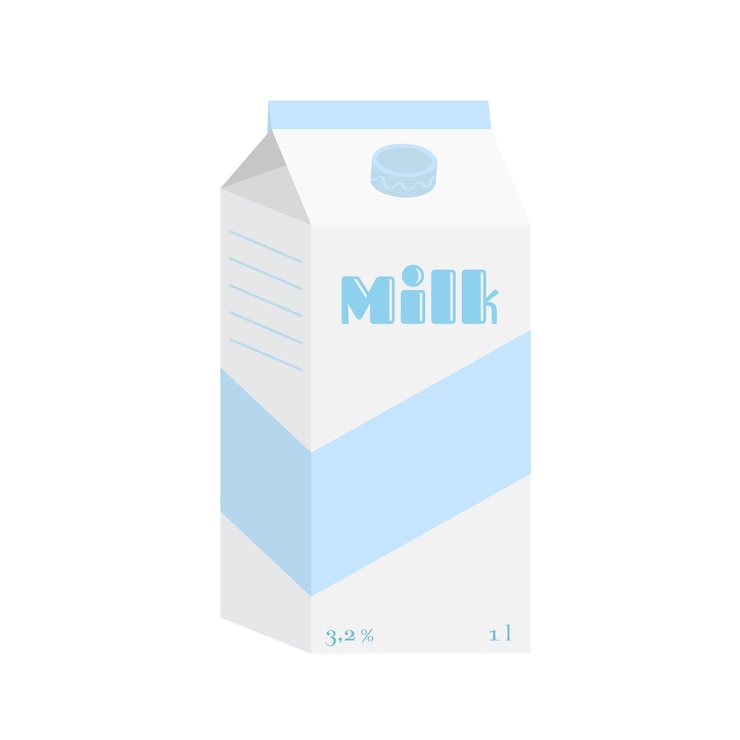 Vector sekotak susu.