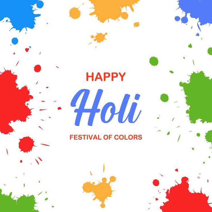 Vector selamat festival holi