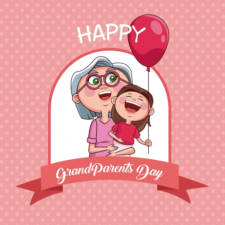 Vector selamat hari kakek nenek