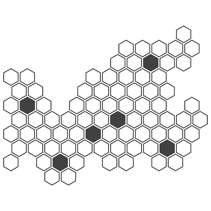Vector seni vektor pola geometris abstrak