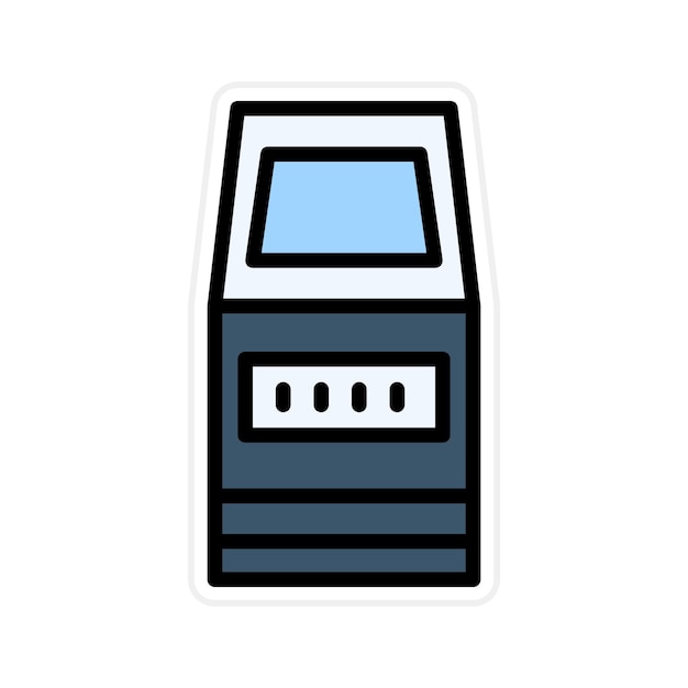 Service Terminals icon vector image Can be used for Cyberpunk
