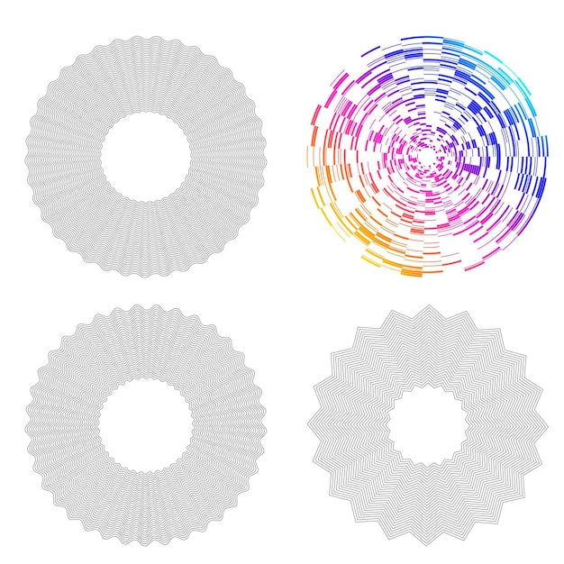 set design elements symbol editable halftone frame dot circle pattern on white background vector illustration eps 10 frame with black random dots round border icon using halftone circle dots text