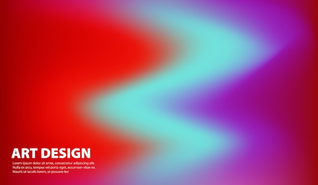 set gradient abstract background with liquid and vibrant color