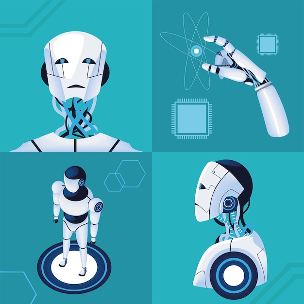 Set of artificial intelligence robot
