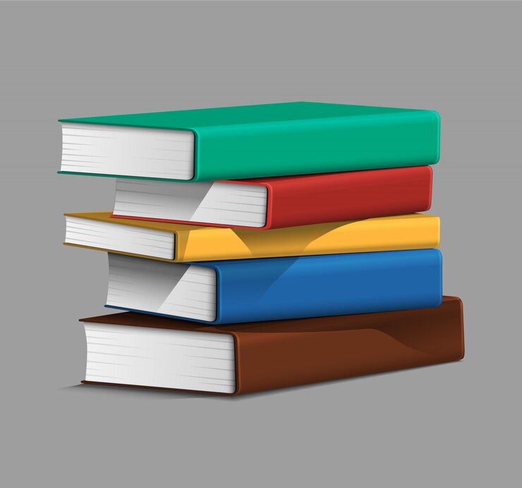 Vector set of books. illustration