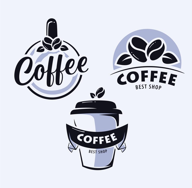 Vector set of coffee logo
