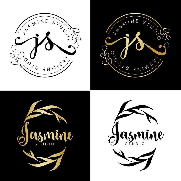 Vector set of flowers logo vector