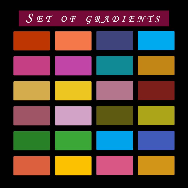 Vector set of gradients