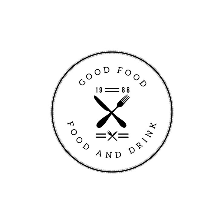 Set templat logo Makanan dan Minuman