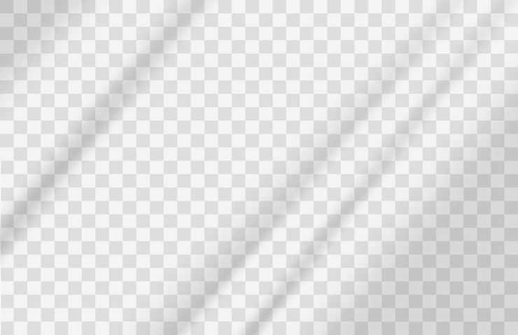 Vector shadow overlays on transparent background