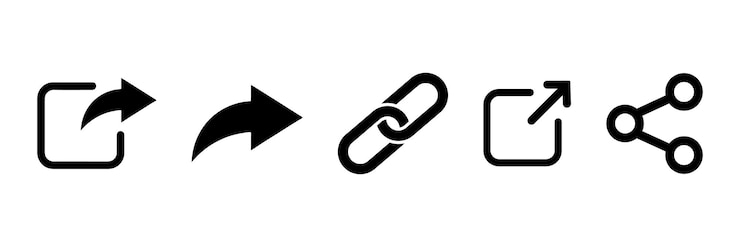 Sharing and Link Icons
