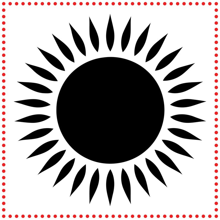 Vector sharp and dynamic starburst icon perfect for eye catching branding or product labels