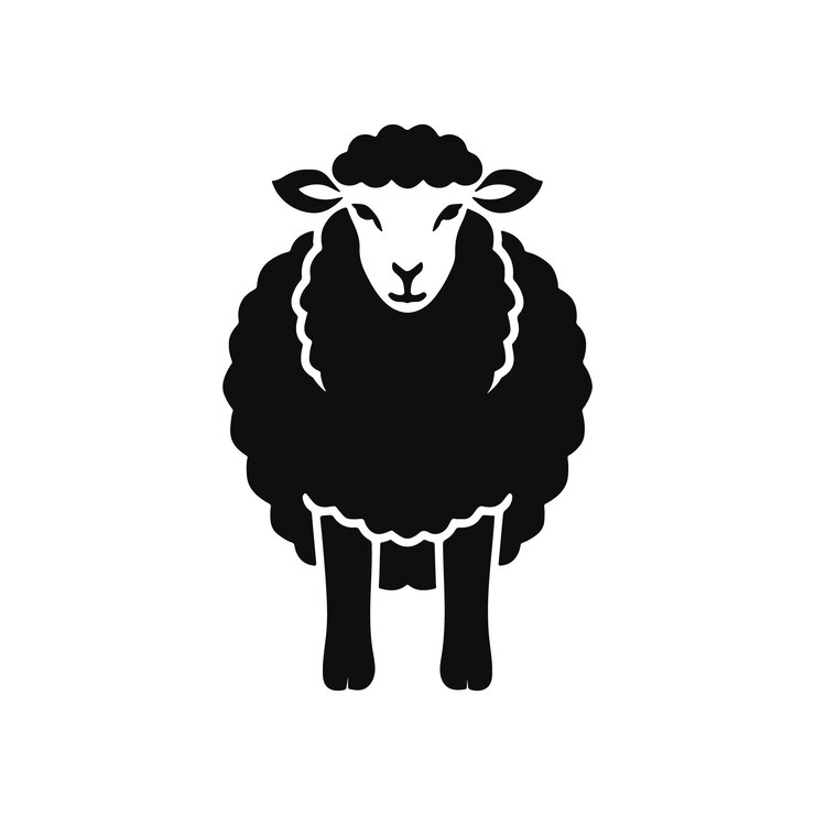 sheep vector icon