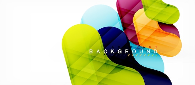 Shiny glossy arrows background