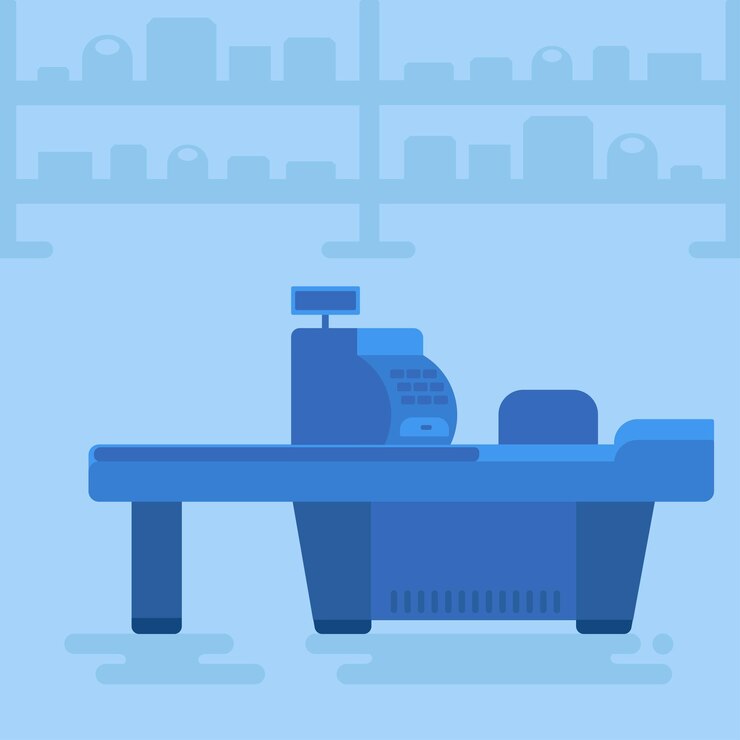 Vector shopping concept illustration