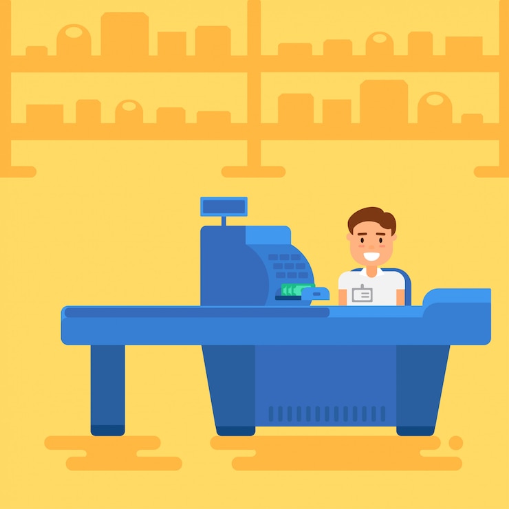 Vector shopping illustration